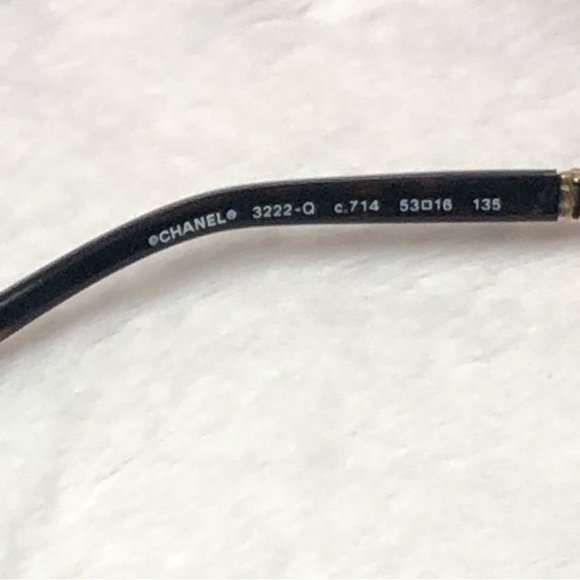 Chanel Authentic Tortoiseshell w/Leather Chain Arms Eyeglasses,Size-53•16•135 - Picture 13 of 14